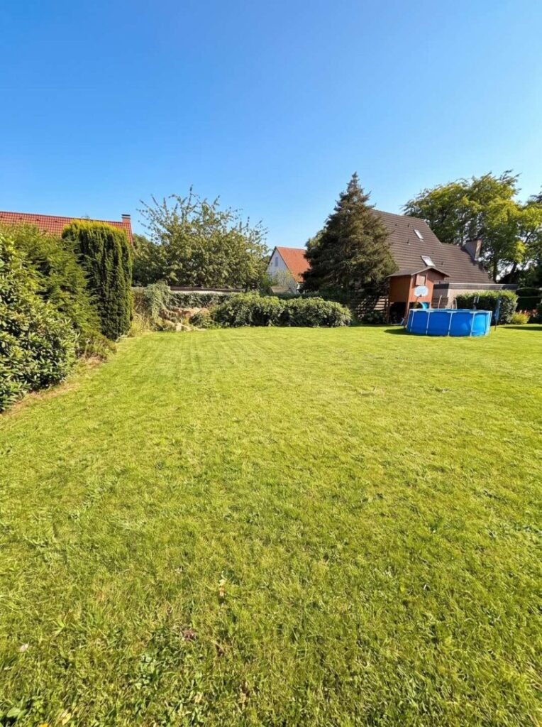 Garten Rasenfläche KI
