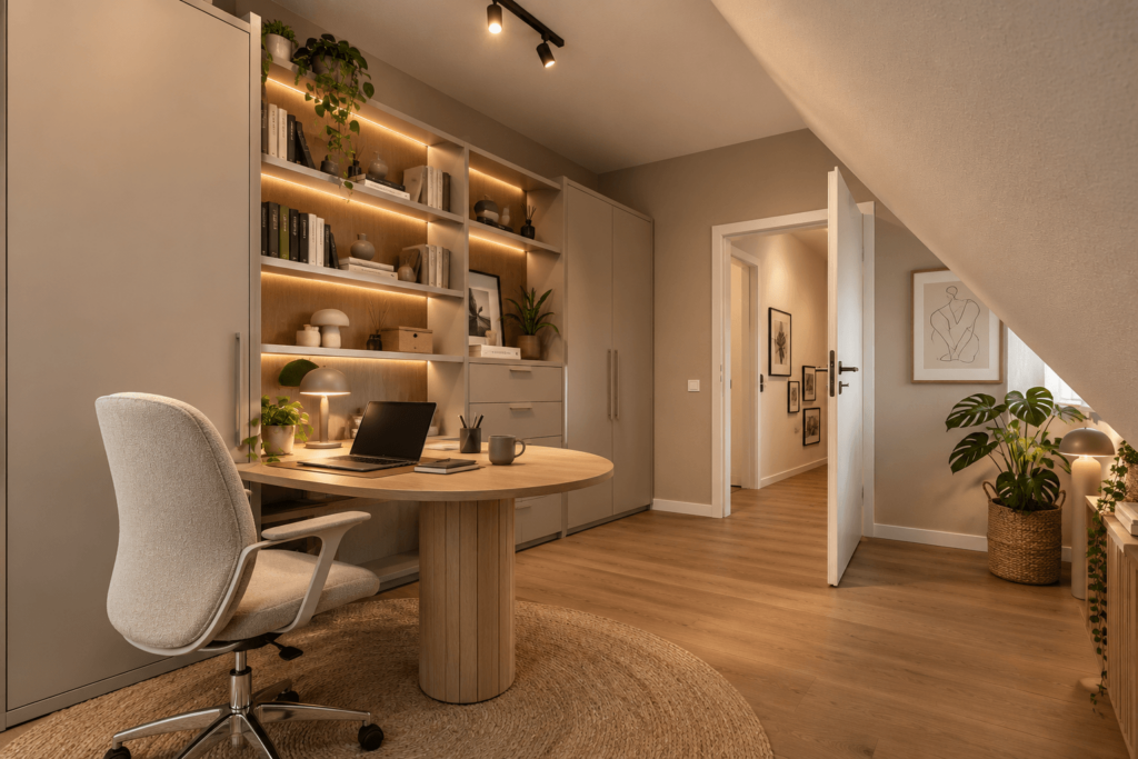 Arbeitszimmer KI Beispiel
